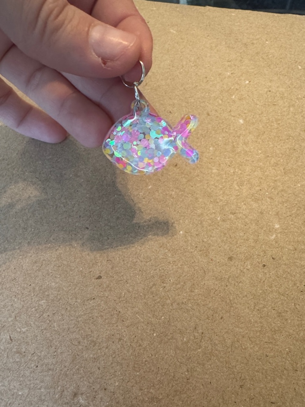 Multicolor Sequin Fish Charm for Fish Accessories